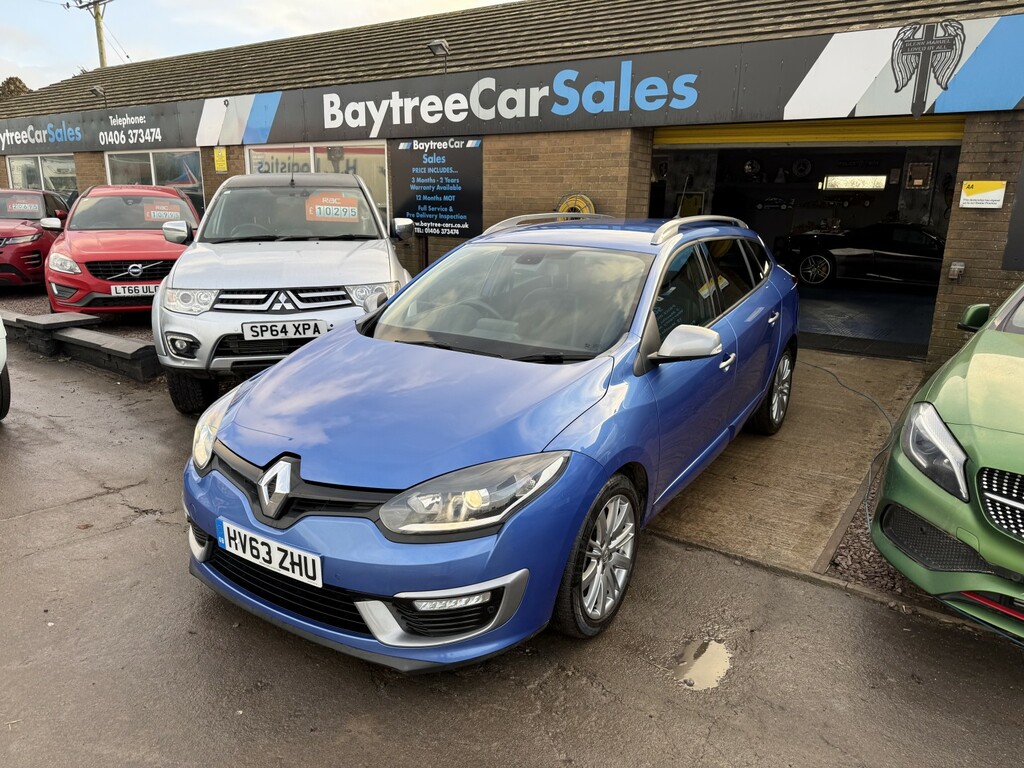 Renault Megane Estate 1.5 Dci Gt Line Tomtom 2013 Blue