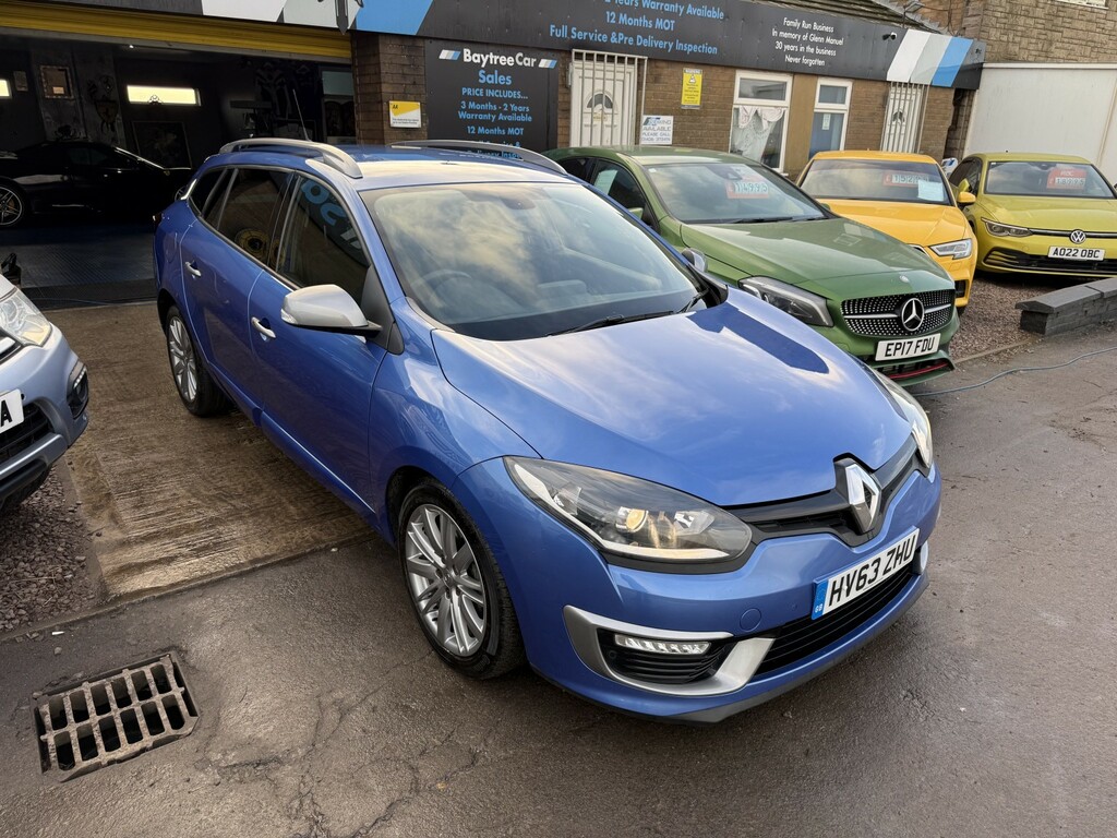 Renault Megane Estate 1.5 Dci Gt Line Tomtom 2013 Blue #3