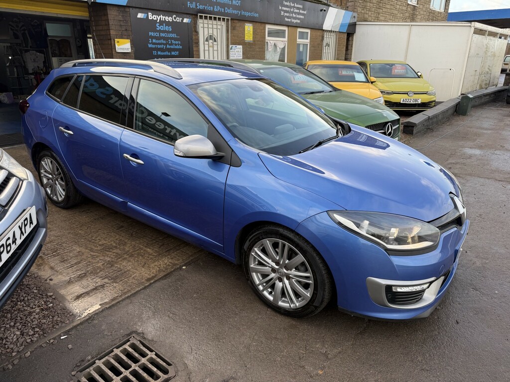 Renault Megane Estate 1.5 Dci Gt Line Tomtom 2013 Blue #4