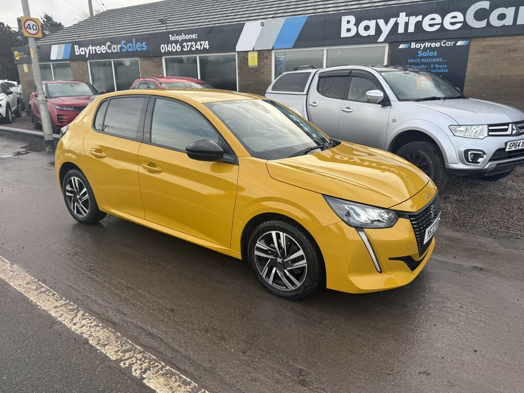 Peugeot 208 Hatchback 1.5 Bluehdi Allure Premium 2022 YE22NTT Yellow #2