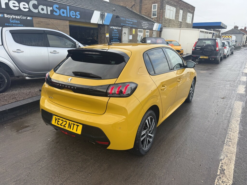 Peugeot 208 Hatchback 1.5 Bluehdi Allure Premium 2022 YE22NTT Yellow #5