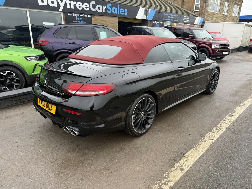 Mercedes-Benz C Class Convertible 3.0 C43 V6 Amg 2019 KM19OUA Black #6