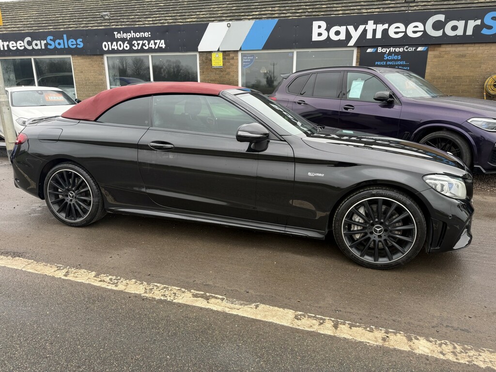 Mercedes-Benz C Class Convertible 3.0 C43 V6 Amg 2019 KM19OUA Black #3