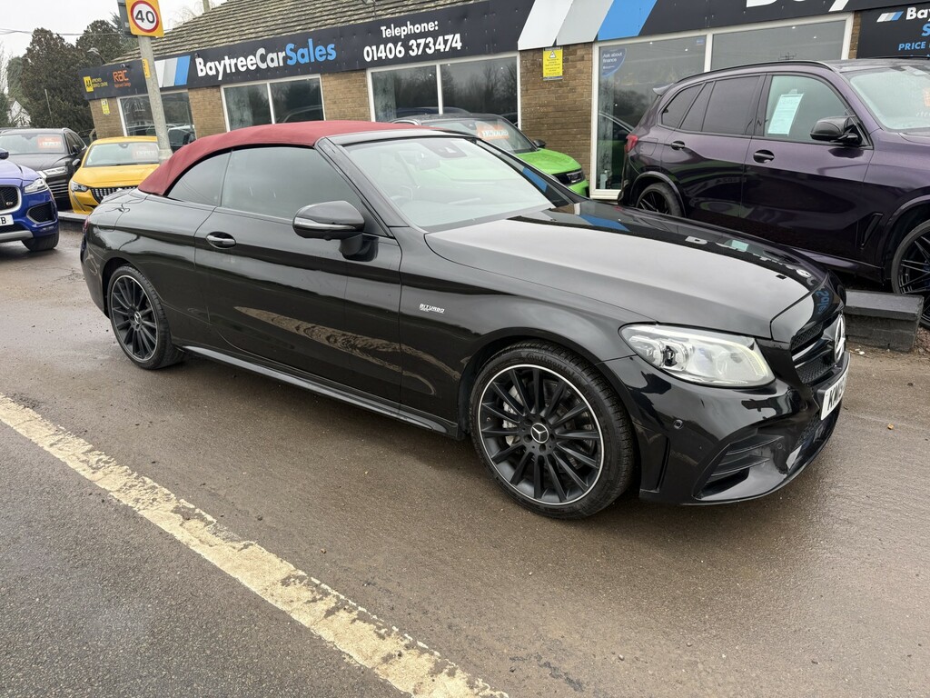 Mercedes-Benz C Class Convertible 3.0 C43 V6 Amg 2019 KM19OUA Black #2