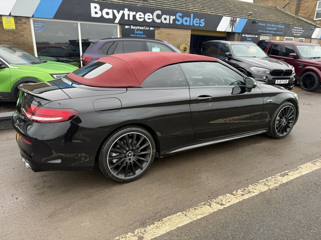 Mercedes-Benz C Class Convertible 3.0 C43 V6 Amg 2019 KM19OUA Black #5