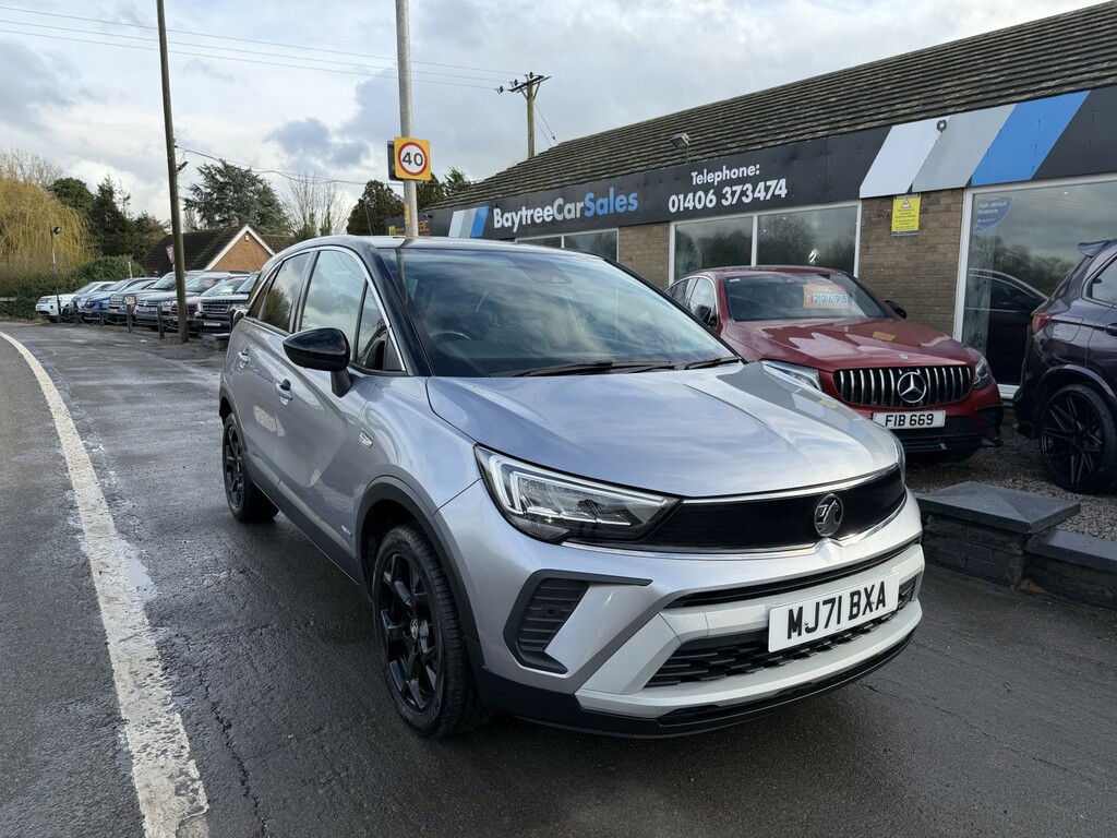 Vauxhall Crossland Suv 1.2 Turbo Griffin 2021 MJ71BXA Grey #2