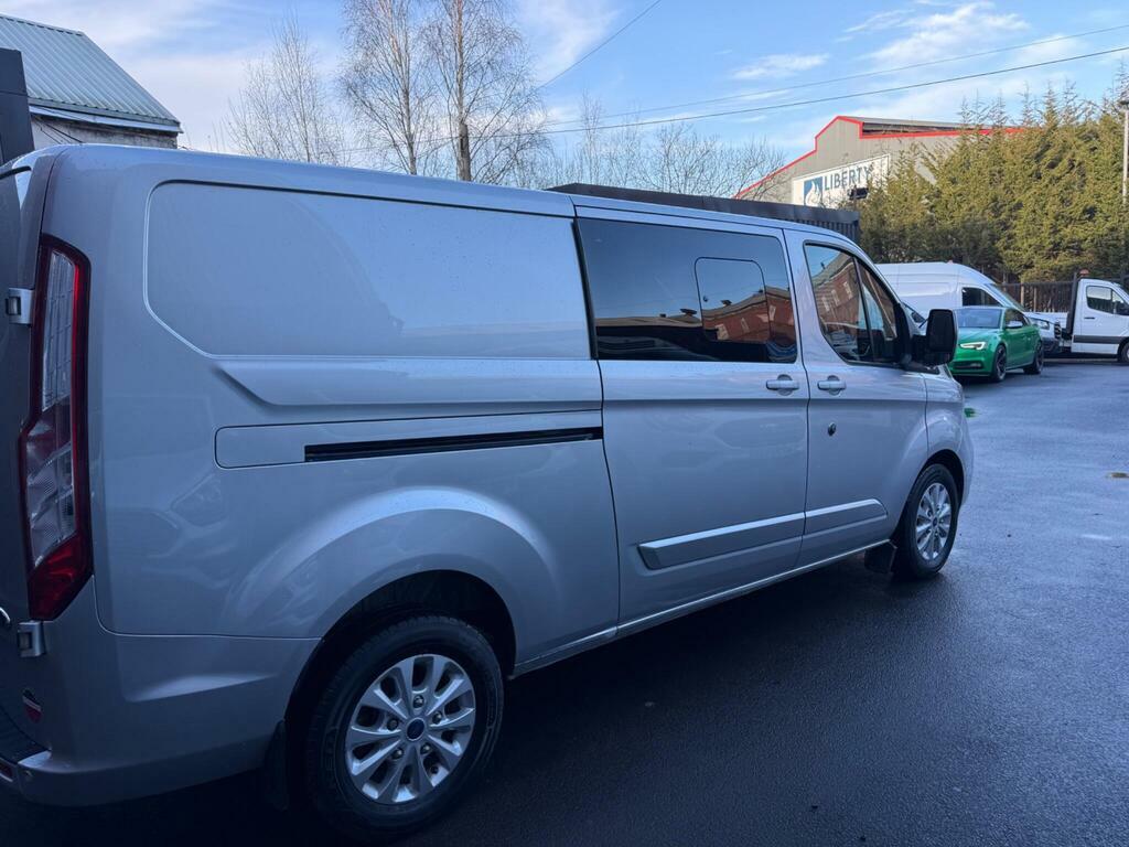 Ford Transit Custom 2.0 300 Ecoblue Limited Crew Van L2 H1 Euro 6 S S FP22ASV Silver #5