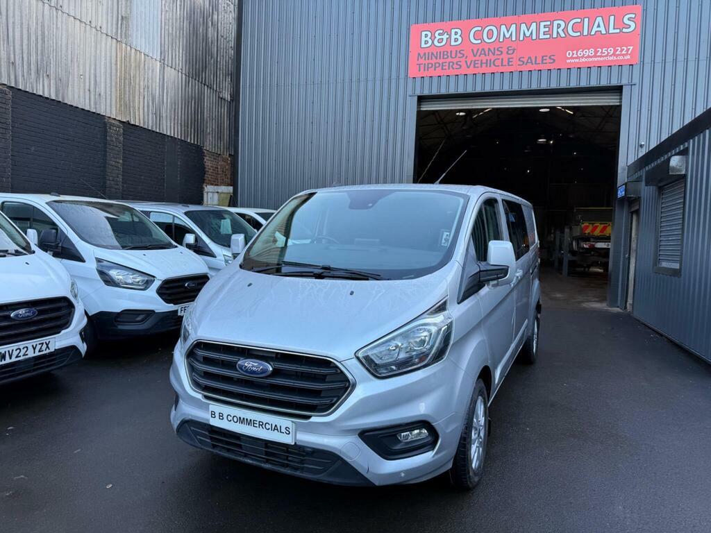 Ford Transit Custom 2.0 300 Ecoblue Limited Crew Van L2 H1 Euro 6 S S FP22ASV Silver #3
