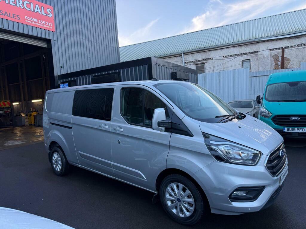 Ford Transit Custom 2.0 300 Ecoblue Limited Crew Van L2 H1 Euro 6 S S FP22ASV Silver #4