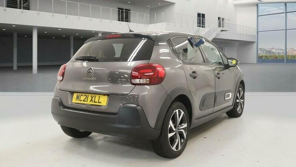 Citroen C3 Hatchback 1.2 Puretech Shine Plus Euro 6 Ss MC21XLL Grey #4