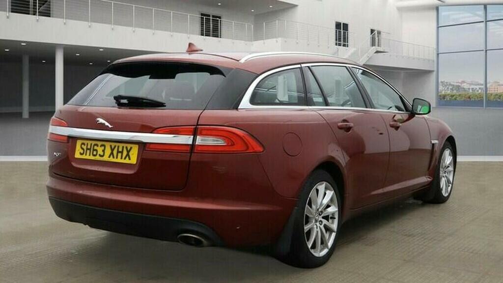 Jaguar XF Estate 2.2D Premium Luxury Sportbrake Euro 5 SH63XHX Red #3