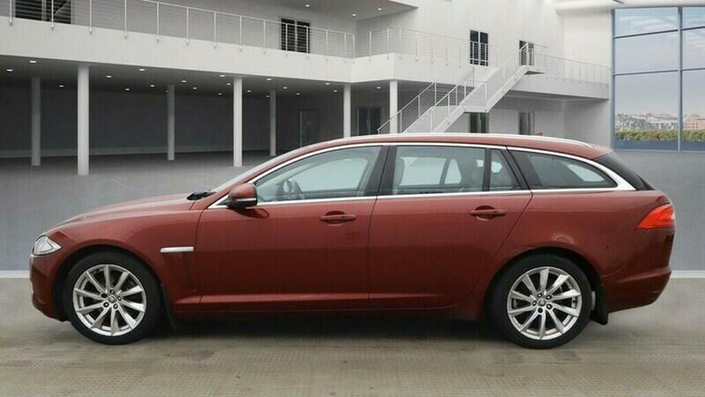 Jaguar XF Estate 2.2D Premium Luxury Sportbrake Euro 5 SH63XHX Red #5