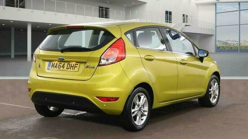 Ford Fiesta Hatchback 1.6 Zetec Powershift Euro 5 201464 MA64DHF Yellow #4