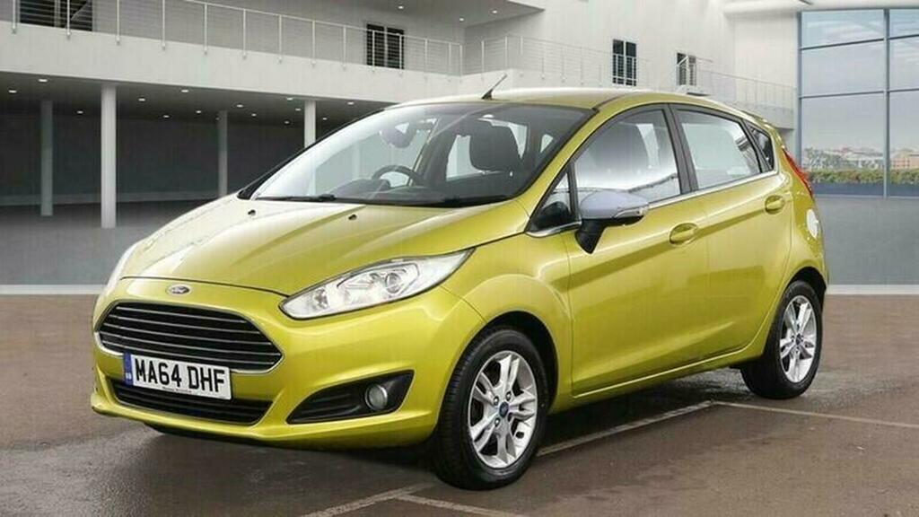 Ford Fiesta Hatchback 1.6 Zetec Powershift Euro 5 201464 MA64DHF Yellow #2