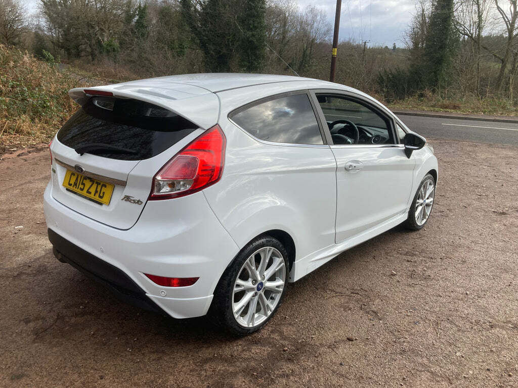 Ford Fiesta 1.0 Ecoboost Titanium X Hatchback CA15ZTG White #4