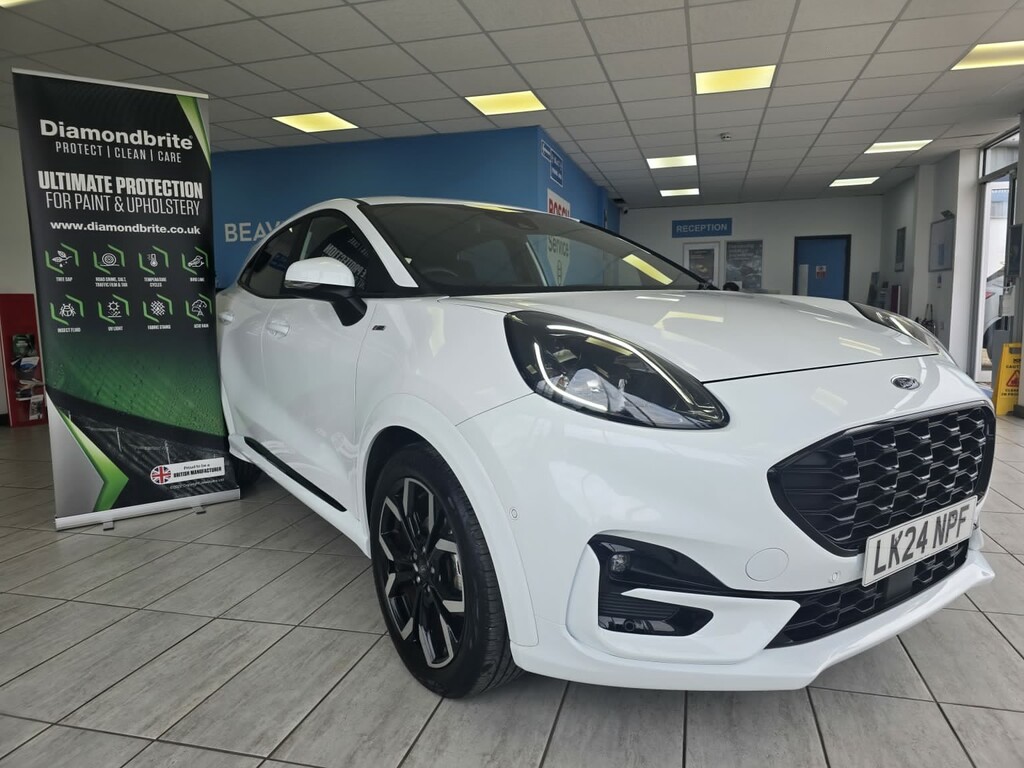 Ford Puma St-line X, 1.0L Ecoboost, Mhev White