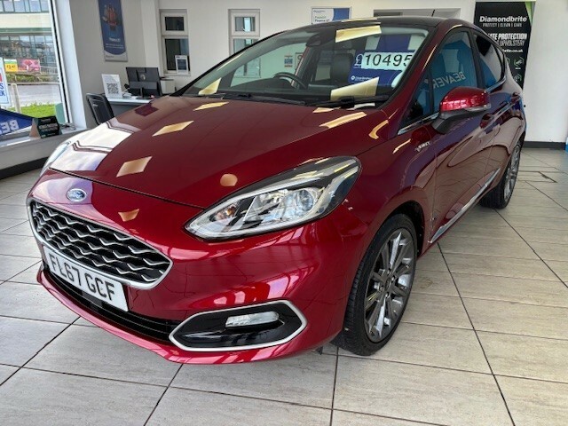 Ford Fiesta 1.0 T Ecoboost Vignale FL67GCF Red #2