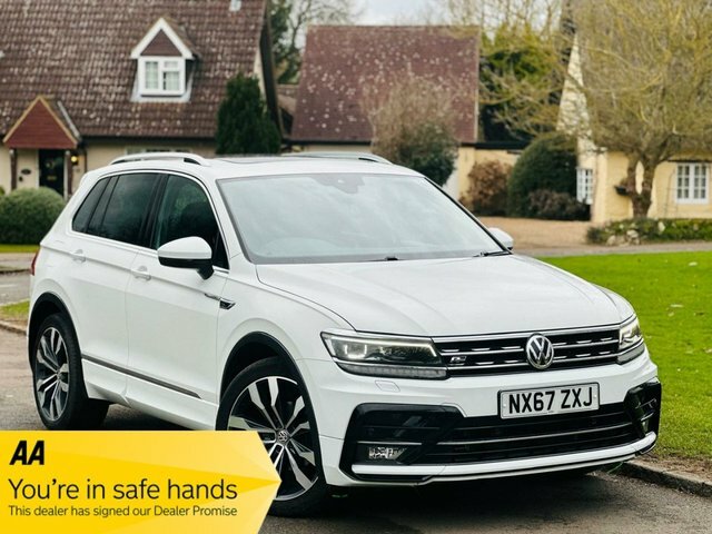 Volkswagen Tiguan 2.0 Tdi R-line Suv Dsg 4Motion Euro 6 White