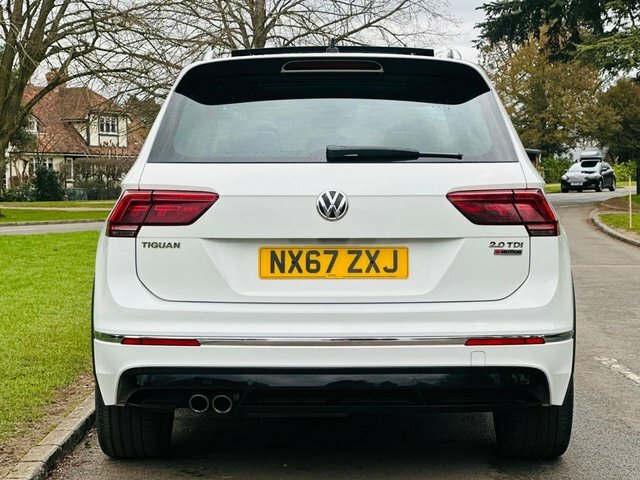 Volkswagen Tiguan 2.0 Tdi R-line Suv Dsg 4Motion Euro 6 NX67ZXJ White #6