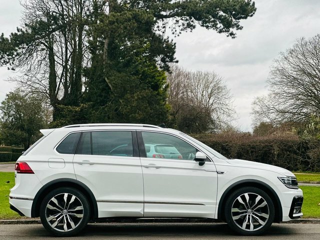 Volkswagen Tiguan 2.0 Tdi R-line Suv Dsg 4Motion Euro 6 NX67ZXJ White #4