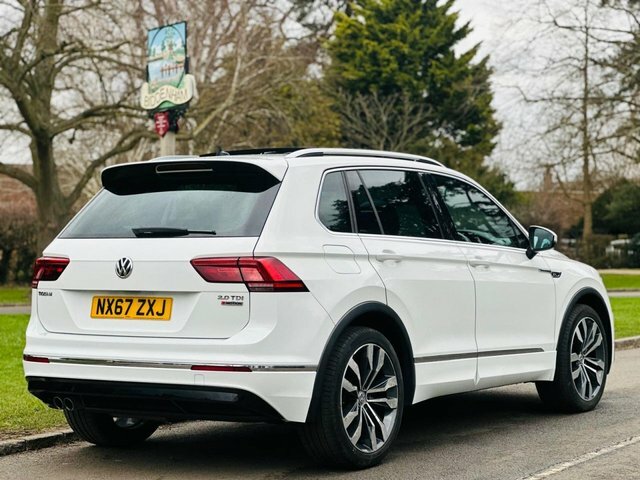 Volkswagen Tiguan 2.0 Tdi R-line Suv Dsg 4Motion Euro 6 NX67ZXJ White #5