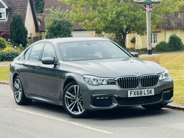 BMW 7 Series 3.0 740D M Sport Saloon Xdrive Eur FX68LSK Grey #2