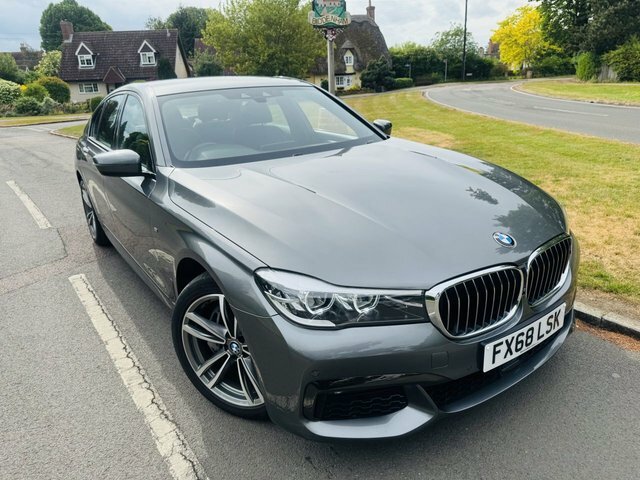 BMW 7 Series 3.0 740D M Sport Saloon Xdrive Eur FX68LSK Grey #4