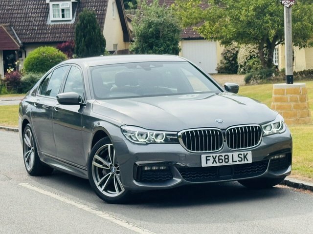 BMW 7 Series 3.0 740D M Sport Saloon Xdrive Eur FX68LSK Grey #3