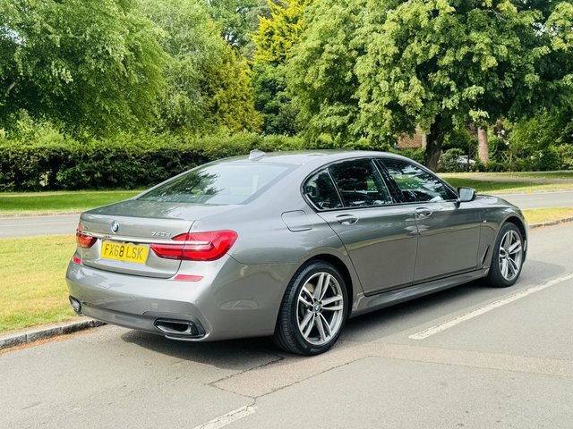 BMW 7 Series 3.0 740D M Sport Saloon Xdrive Eur FX68LSK Grey #6