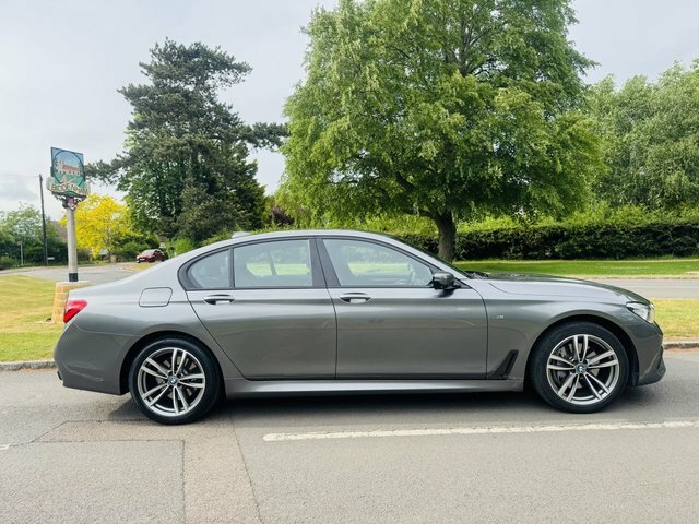 BMW 7 Series 3.0 740D M Sport Saloon Xdrive Eur FX68LSK Grey #5