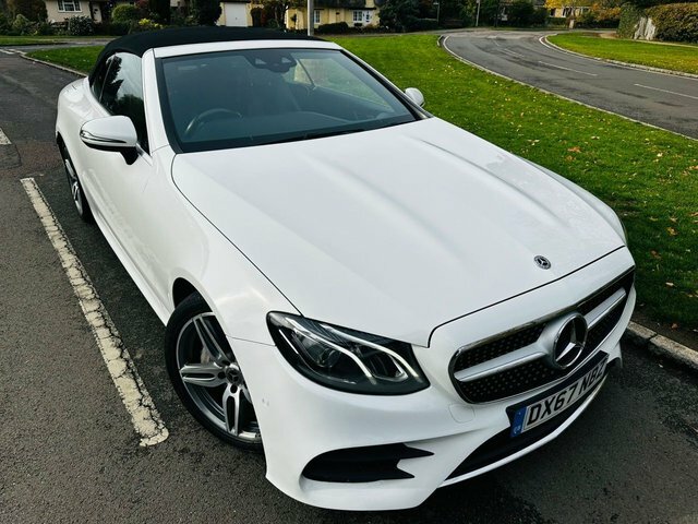 Mercedes-Benz E Class 2.0 E300 Amg Line Cabriolet G-tronic E White #5