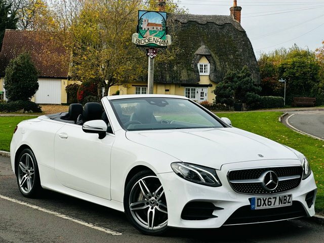 Mercedes-Benz E Class 2.0 E300 Amg Line Cabriolet G-tronic E White #4