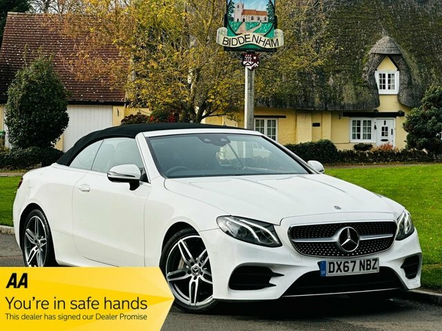 Mercedes-Benz E Class 2.0 E300 Amg Line Cabriolet G-tronic E White
