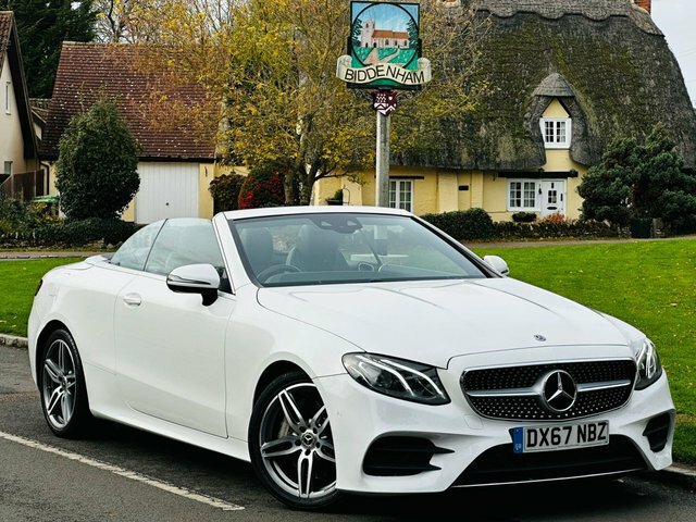 Mercedes-Benz E Class 2.0 E300 Amg Line Cabriolet G-tronic E White #3