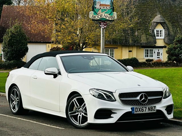 Mercedes-Benz E Class 2.0 E300 Amg Line Cabriolet G-tronic E White #2