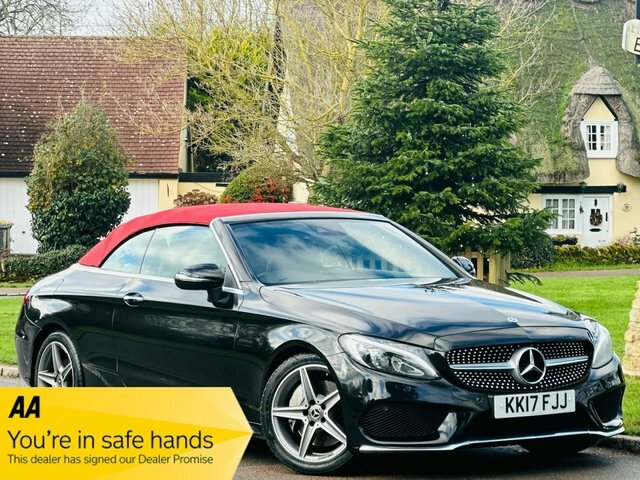 Mercedes-Benz C Class 2.1 C250d Amg Line Premium Plus Cabriolet Di Black