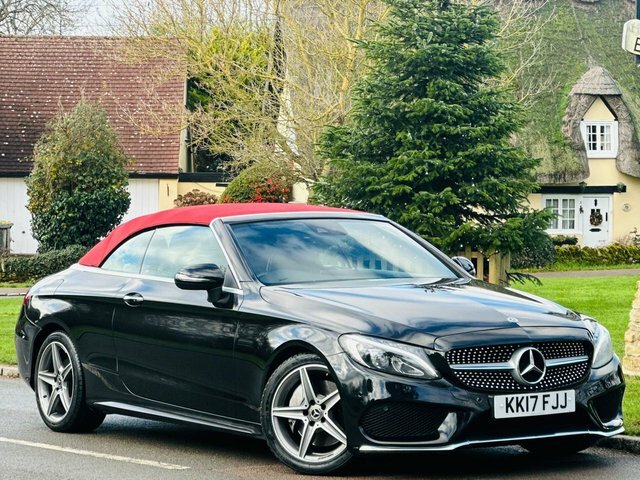 Mercedes-Benz C Class 2.1 C250d Amg Line Premium Plus Cabriolet Di KK17FJJ Black #2