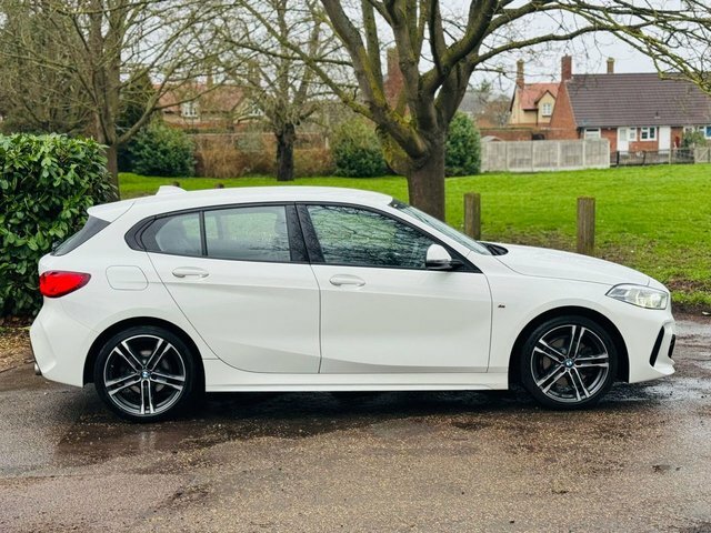 BMW 1 Series 2.0 118D M Sport Hatchback Euro 6 AO69XKV White #4