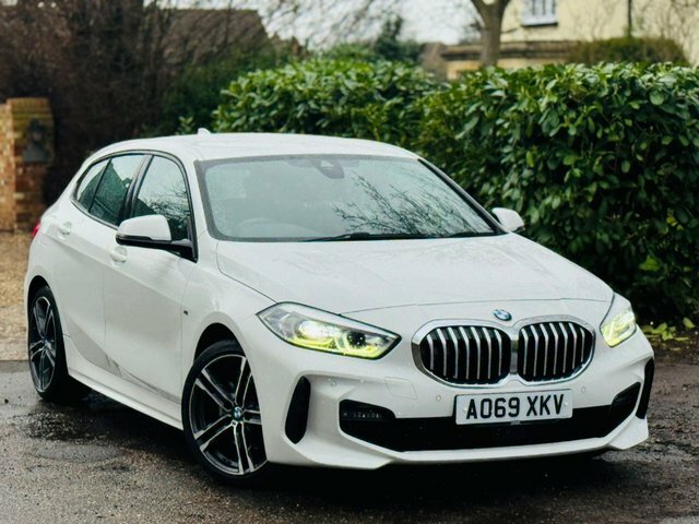 BMW 1 Series 2.0 118D M Sport Hatchback Euro 6 AO69XKV White #2