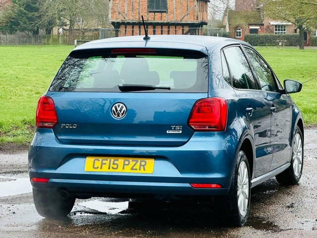 Volkswagen Polo 1.2 Tsi Bluemotion Tech Se Hatchback Ds Blue #5