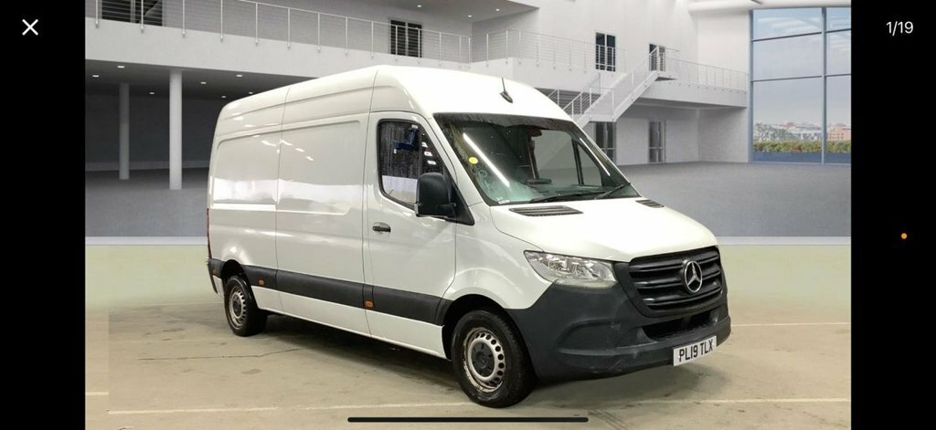 Mercedes-Benz Sprinter 2.1L Null PL19TLX White #2