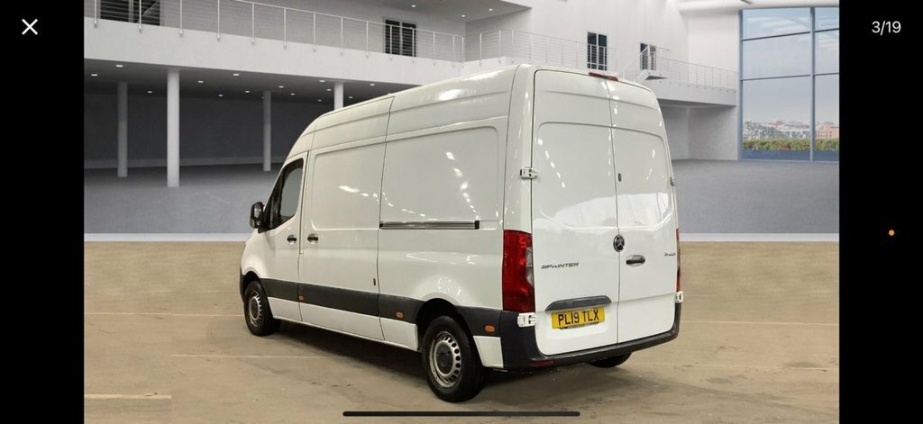 Mercedes-Benz Sprinter 2.1L Null PL19TLX White #3