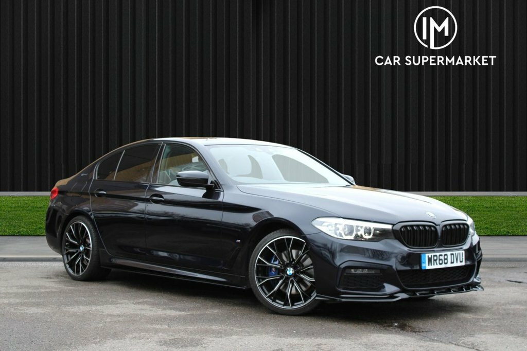 BMW 5 Series 2L M Sport WR68DVU Black #2