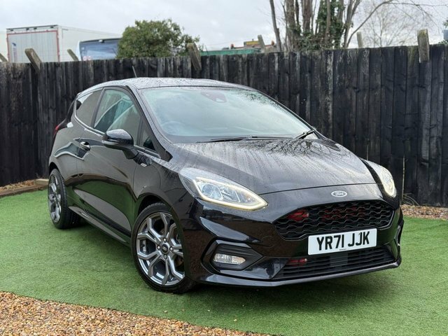 Ford Fiesta 1.0T Ecoboost St-line Edition Hatchback YR71JJK Black #4