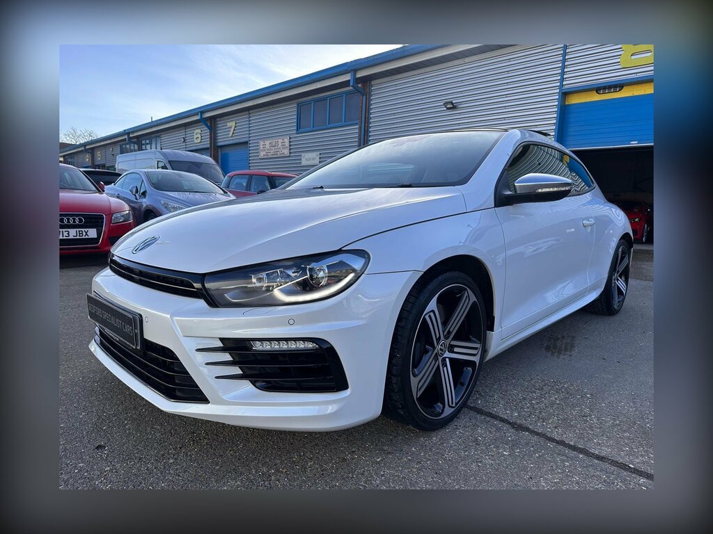 Volkswagen Scirocco R Tsi 2-Door White #3