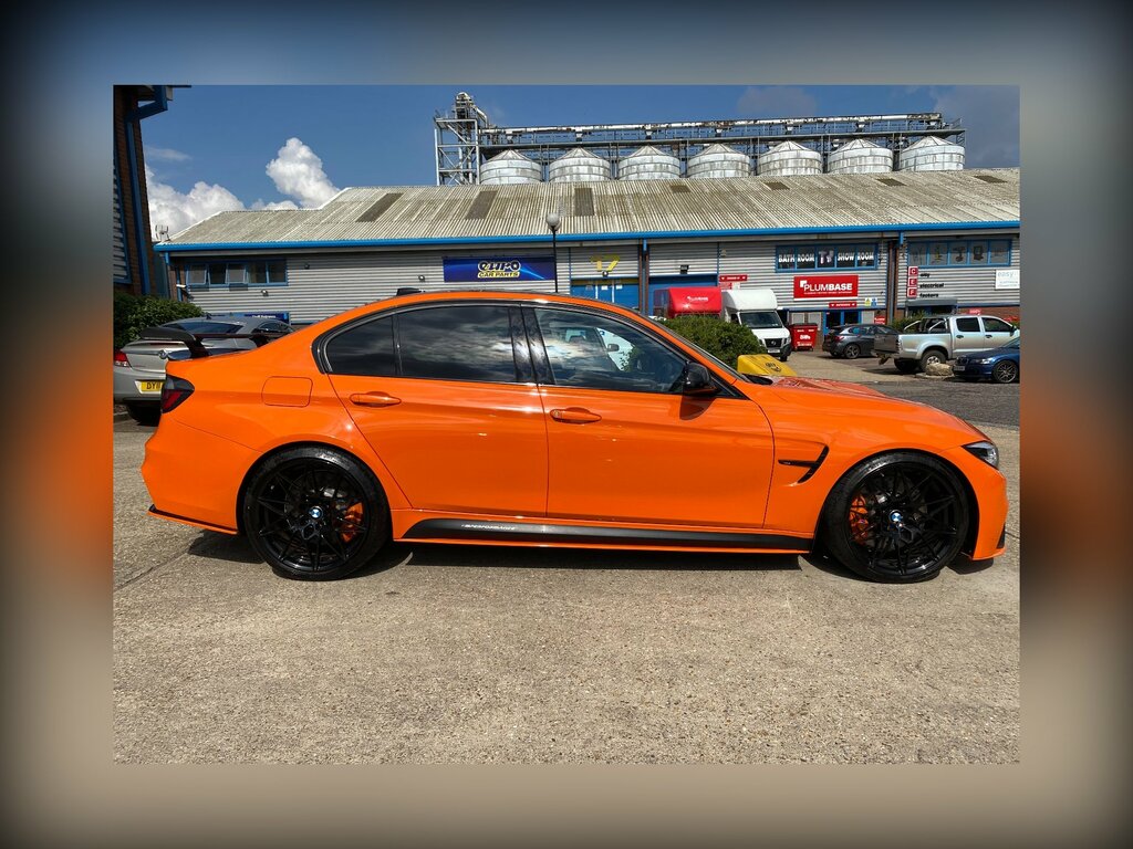 BMW M3 M3 Competition Package 4-Door Orange #4