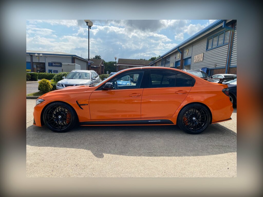 BMW M3 M3 Competition Package 4-Door Orange #3