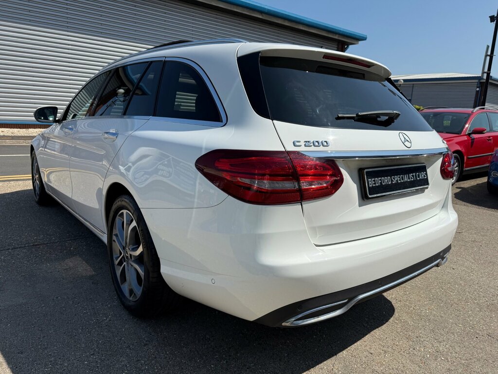 Mercedes-Benz C Class C200 4Matic Sport Premium Plus White #6