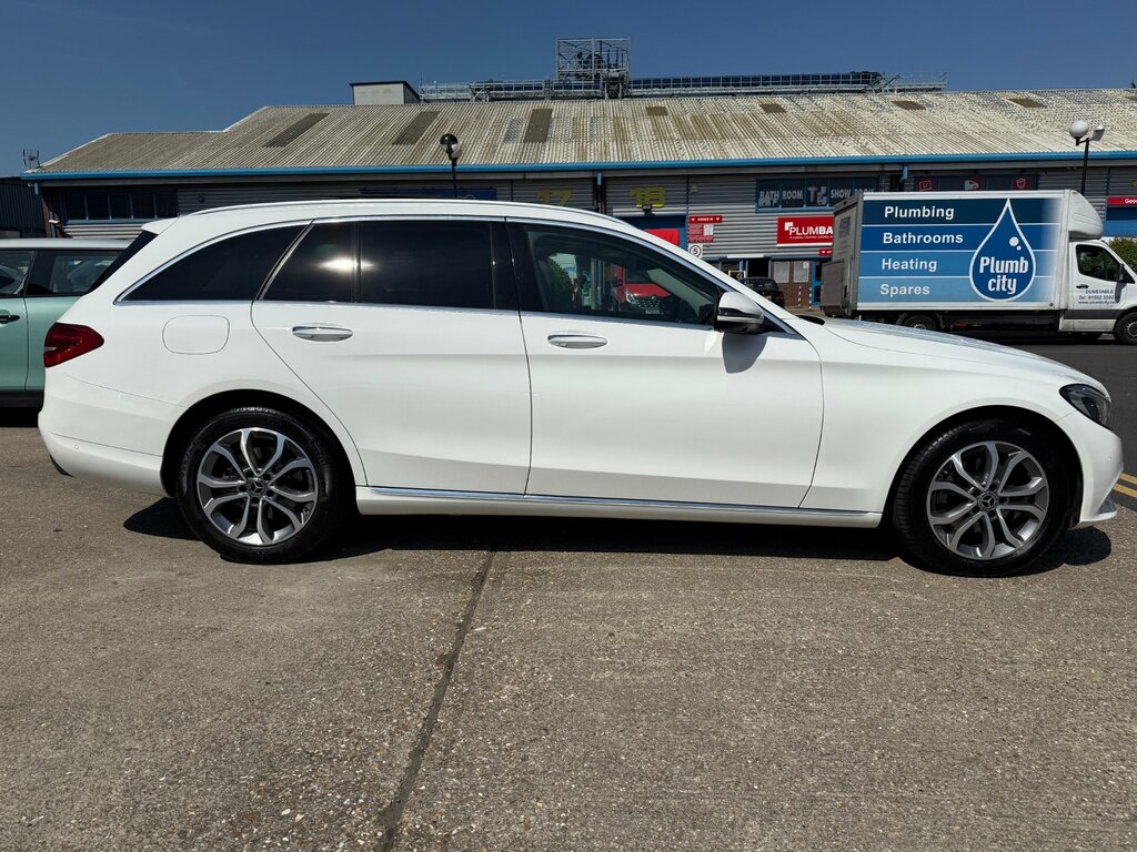 Mercedes-Benz C Class C200 4Matic Sport Premium Plus White #3