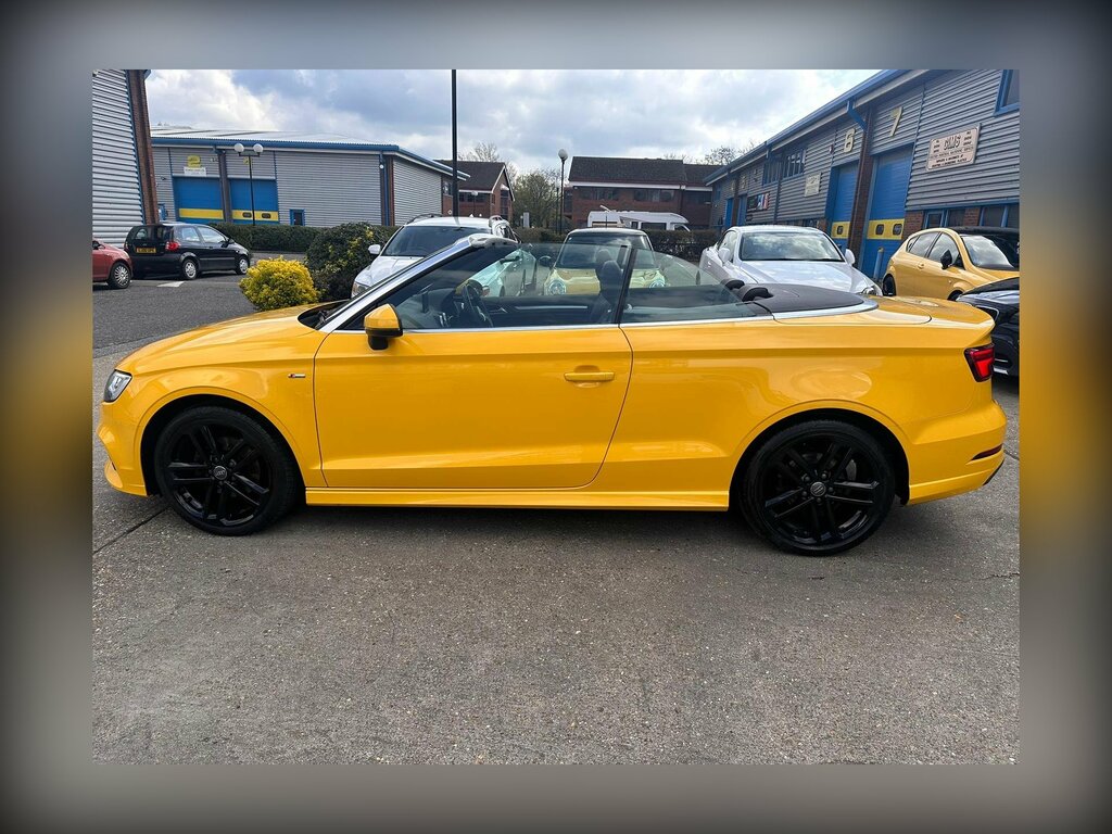 Audi A3 Tdi Quattro S Line 2-Door Yellow #4